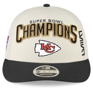 New Era Kansas City Chiefs Super Bowl LVIII Champions Adjust Cream OS NWT